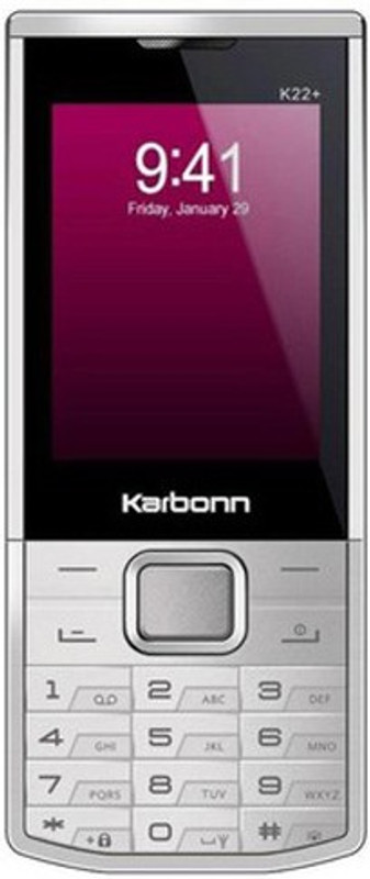 Karbonn K22 PLUS(SILVER AND WHITE)
