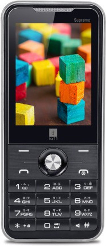 Iball Supremo 2.4D Dual Sim - Black & Gold(Black)