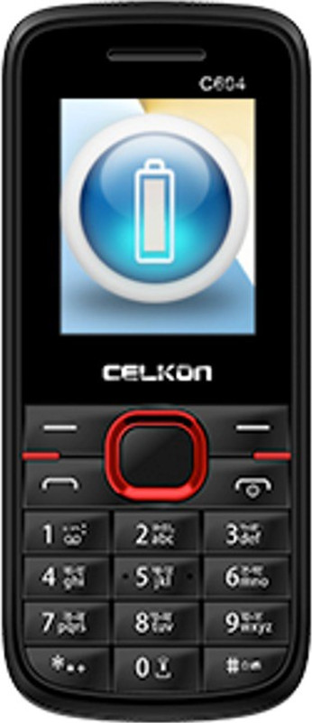 Celkon C604(Black & Red)