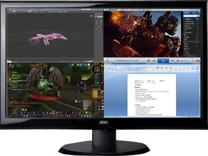 AOC 18.5 inch LED Backlit LCD -e950SwMonitor(VGA)