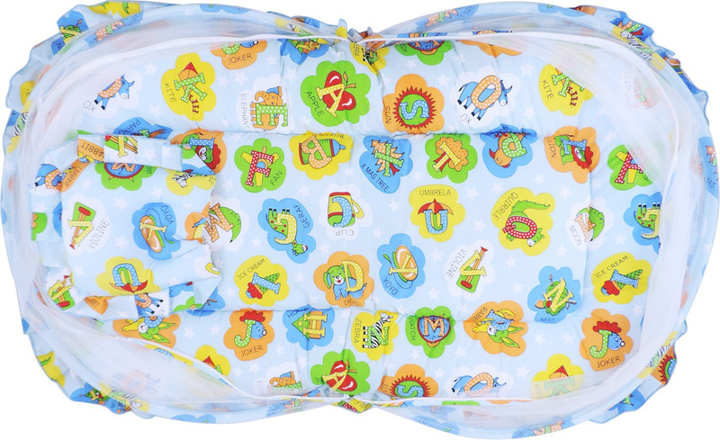Ole Baby Nylon Infants Jumbo Reversible 2 In 1 Alphabet Print Mosquito Net(Multicolor) Ole Baby Nylon Infants Jumbo Reversible 2 In 1 Alphabet Print Mosquito Net(Multicolor)