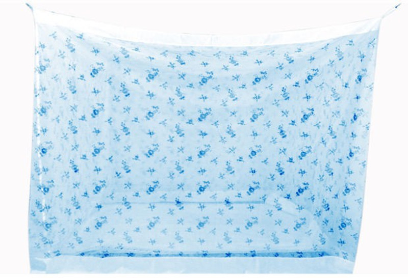 Mosnet Polyester Adults Mosnet 3.5*6.5 Feet Printed Polyester Hanging Mosquito Net Mosquito Net(Blue) RS.1000 (70.00% Off) - Flipkart