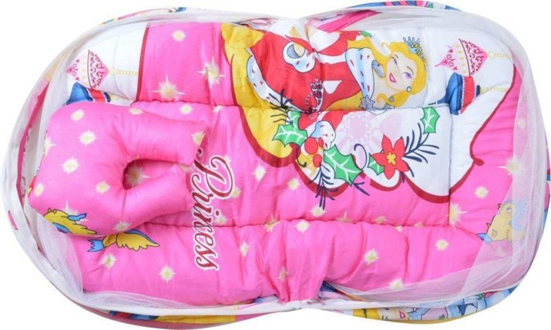 Natraj Cotton Infants PRINCESS BABY BED WITH NET Mosquito Net(Multicolor) Natraj Cotton Infants PRINCESS BABY BED WITH NET Mosquito Net(Multicolor)