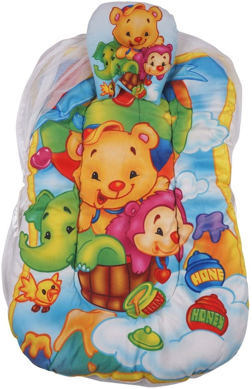 Little Innocent Nylon Infants Cartoon Printed Baby Mosquito Net(Multicolor) Little Innocent Nylon Infants Cartoon Printed Baby Mosquito Net(Multicolor)