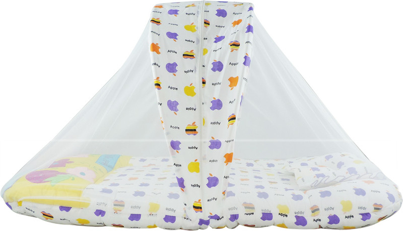 Ole Baby Nylon Infants Embroidery Jumbo Reversible 2 In 1 Apple Print Mosquito Net(Multicolor) Ole Baby Nylon Infants Embroidery Jumbo Reversible 2 In 1 Apple Print Mosquito Net(Multicolor)