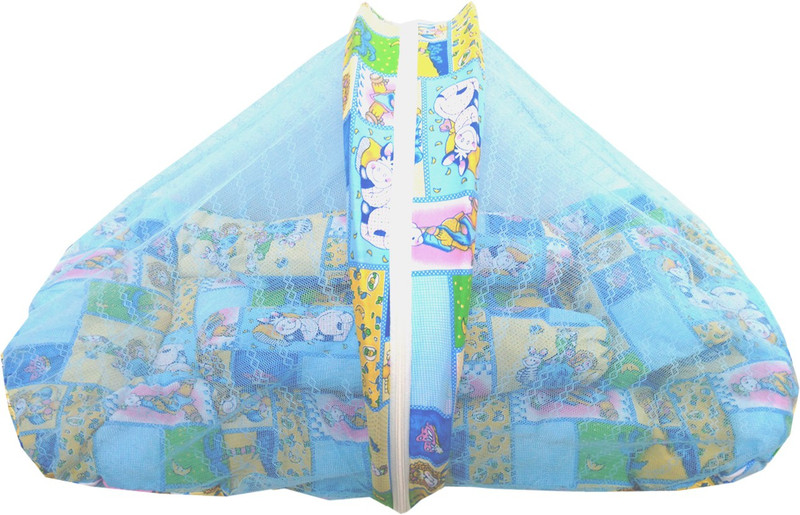 Hatchlingz Nylon Infants Mosquito Net Bed Blue Mosquito Net(Multicolor) Hatchlingz Nylon Infants Mosquito Net Bed Blue Mosquito Net(Multicolor)