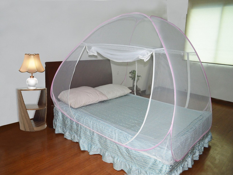 ASP Polyester Infants Double Bed Mosquito Net(Pink) ASP Polyester Infants Double Bed Mosquito Net(Pink)