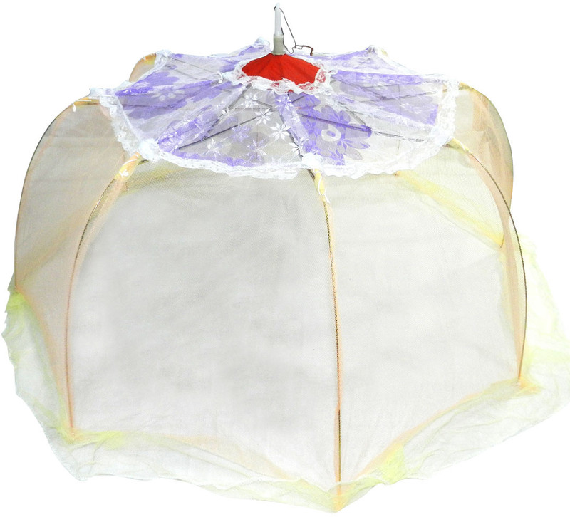 Abstra Nylon Infants Baby Mosquito Net(Purple, Yellow) Abstra Nylon Infants Baby Mosquito Net(Purple, Yellow)