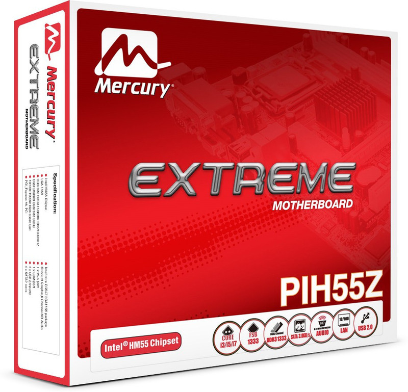 Mercury PIH55Z Motherboard(Brown)