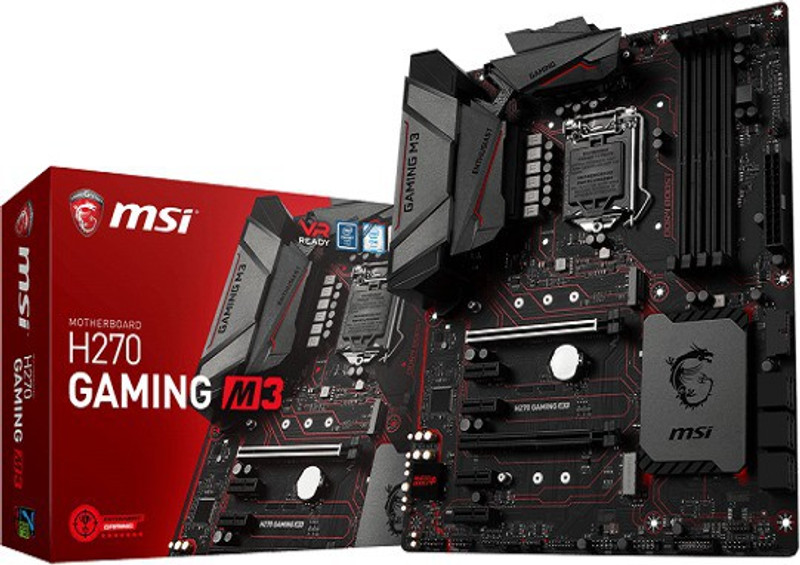 MSI H270 GAMING M3 Motherboard(Black)