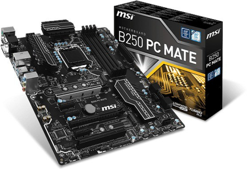 MSI B250 PC MATE Motherboard(Black)