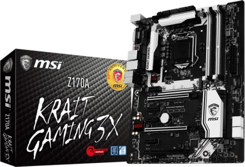 MSI Z170A KRAIT GAMING 3X Motherboard(Black)