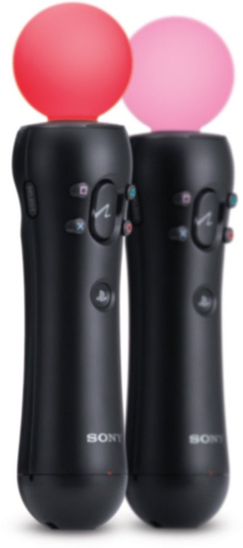 Sony PlayStation Move Twin Pack Motion Controller(Black, For PS4) Sony PlayStation Move Twin Pack Motion Controller(Black, For PS4)