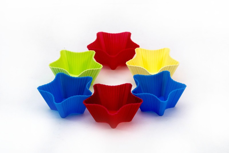 The Queen of Kitchen Each Set= 6 Pieces - Cup Mould(Pack of 6) RS.219 (63.00% Off) - Flipkart