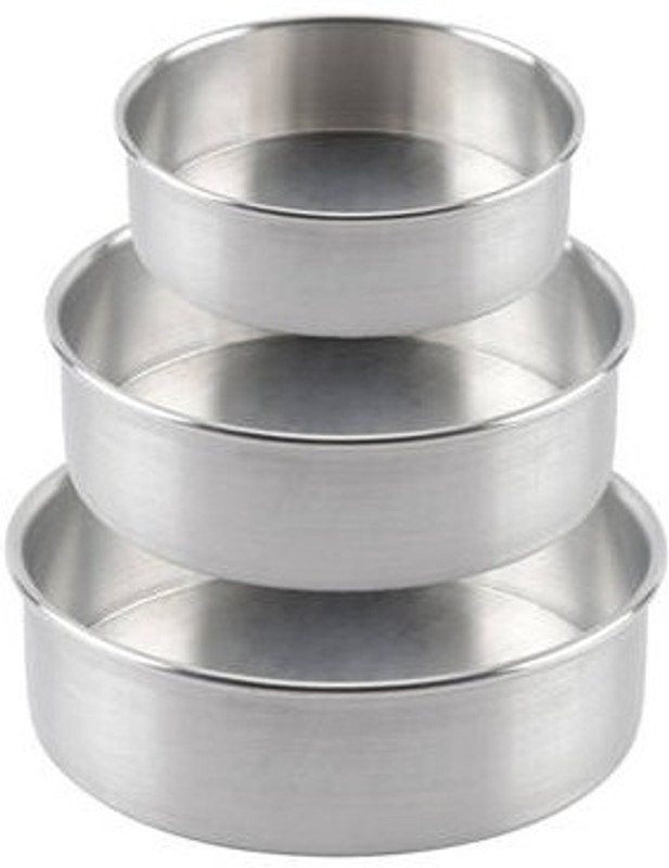 Nxt Gen Aluminium Cake Mould(Pack of 3)