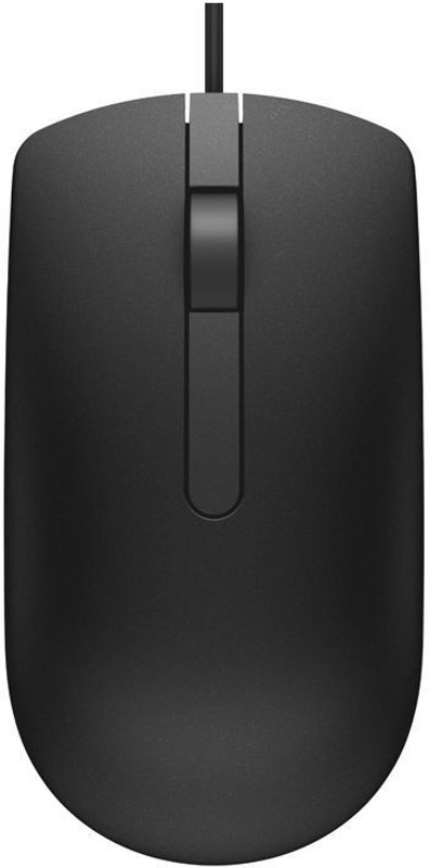 Dell MS 116 Wired Optical Mouse(USB, Black)