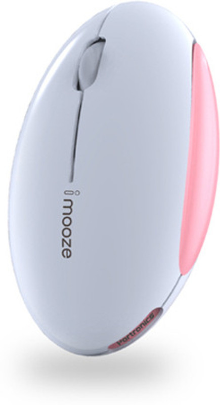 Portronics POR204 Wireless Optical Mouse(USB, White)