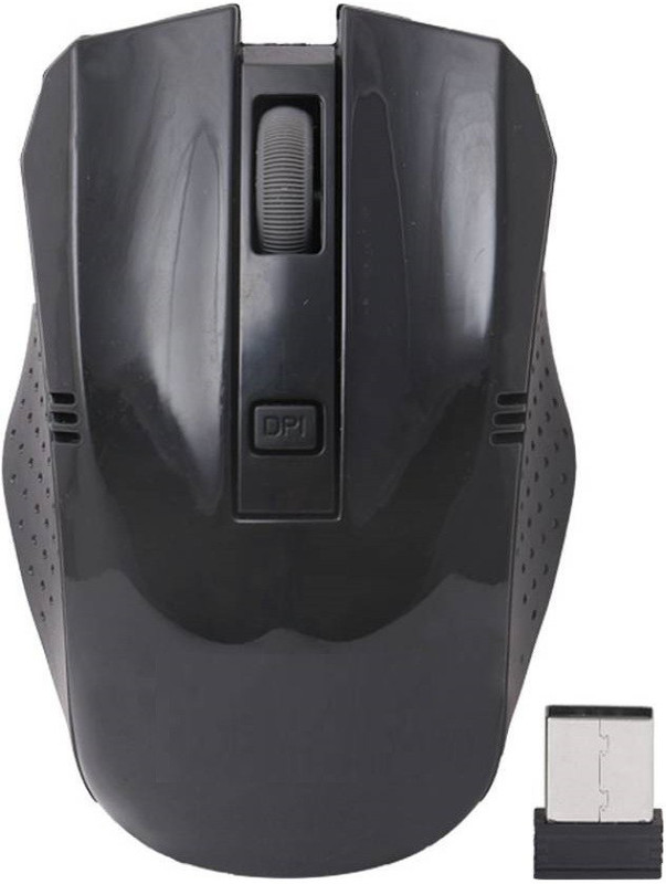 Adnet Sleek 2.0 -Black Wireless Optical Mouse(USB, Black)