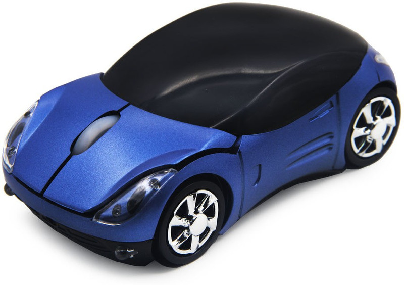 Smart Tech Blue Car Shape Wireless Optical Gaming Mouse(USB, Blue)