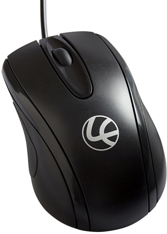 Lapcare Optical L-70 Wired Optical Mouse(USB, Black)