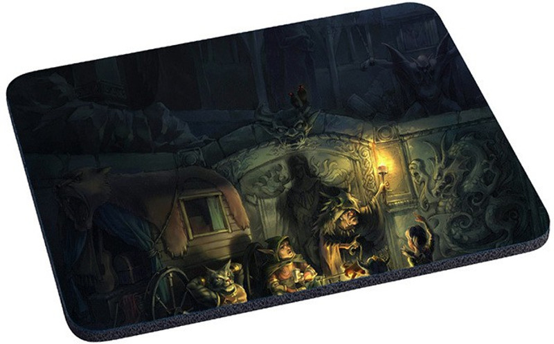 Magic Cases fire cauldron gharry cat elf torch hideaway Mousepad(Multicolor)