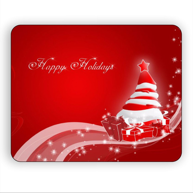 Magic Cases happy Christmas holidays High Quality Printing MousePad Design 517 Mousepad(Multicolor)