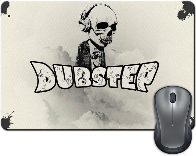 ShopMantra Skull Dubstep Mousepad(Multicolor)