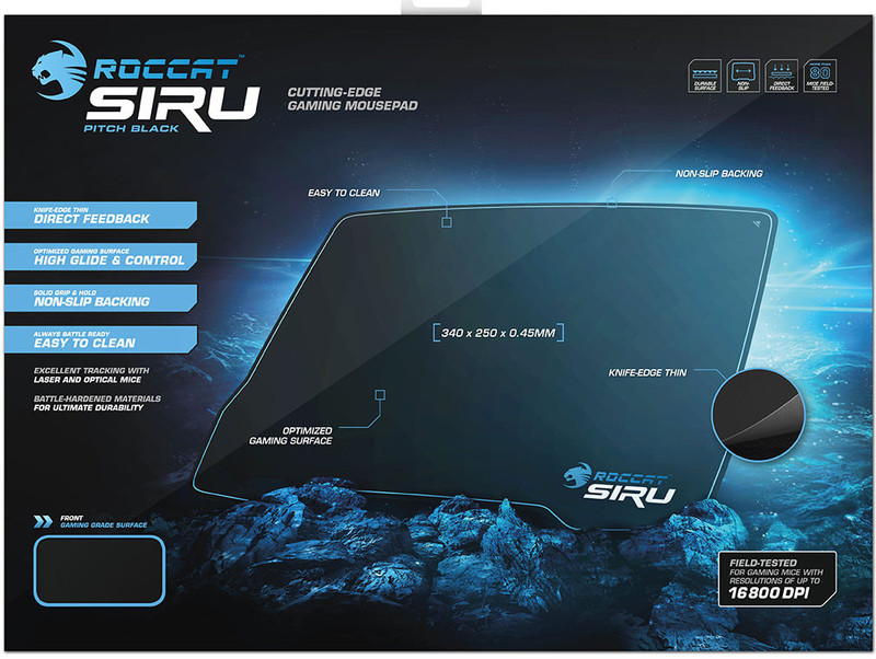 Roccat Siru Cryptic Blue Mousepad(Blue)