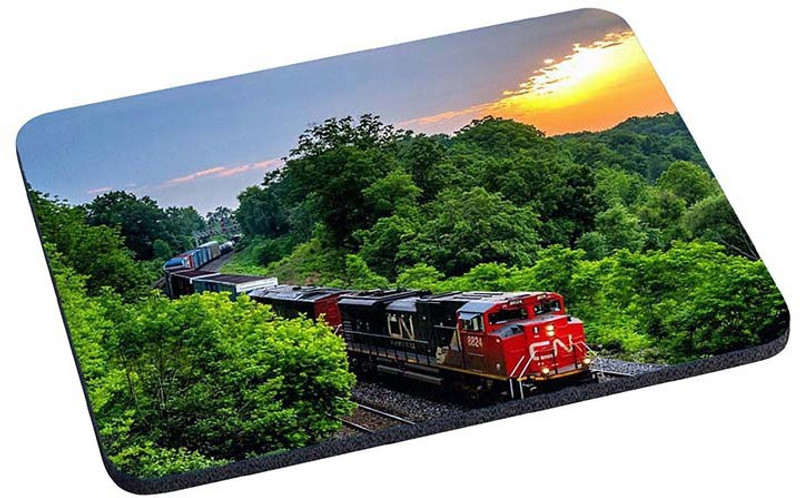 Magic Cases 7TW2E0T11 World Wide Trains Design 1279 Mousepad(Multicolor)