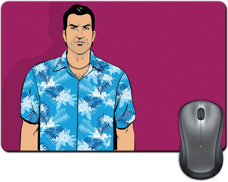 ShopMantra GTA Vice City Character Vector Design Mousepad(Multicolor)