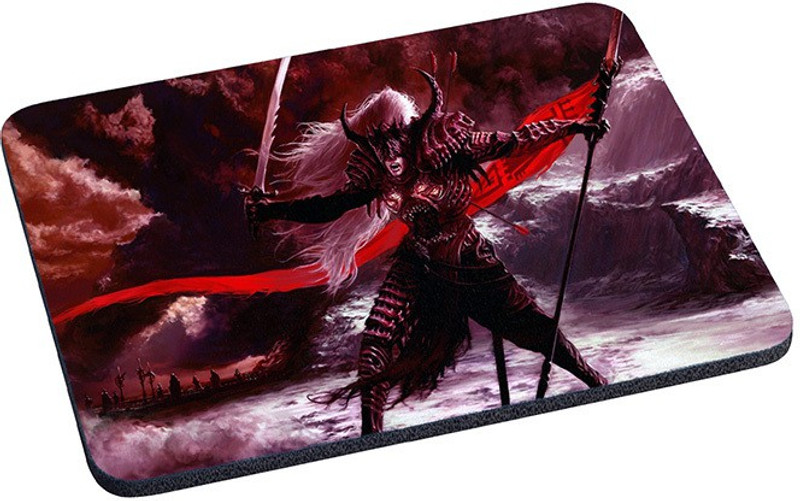 Magic Cases warrior weapon posture gloom Mousepad(Multicolor)