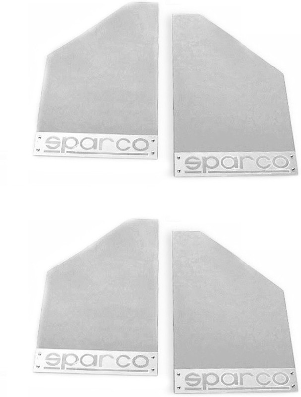 Sparco Cars Front Mud Guard For Honda Jazz 2015(White)