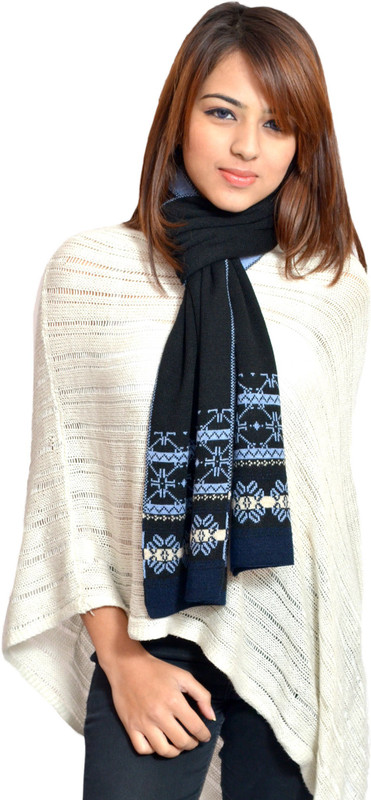 513 Self Design Men & Women Muffler
