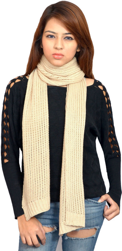 513 Self Design Women Muffler