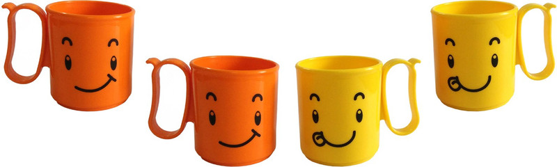 Tupperware Mood Plastic Mug(200 ml, Pack of 4)