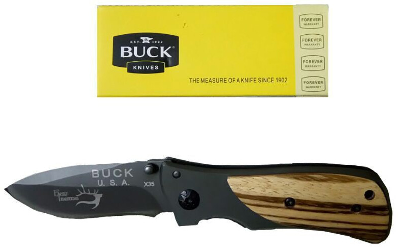 Buck X35 Multi-utility Knife(Black, Khaki, Multicolor)