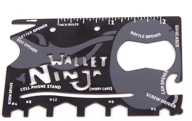 Veevi Credit Card Shape 18 Multi-utility Knife(Multicolor)