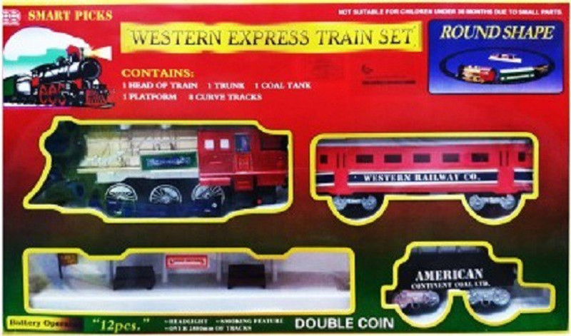 little champs western express train set(Multicolor)