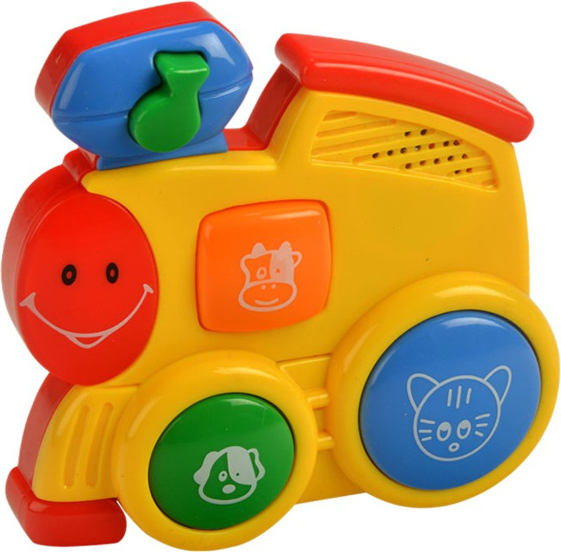MeeMee Happy Little Train – Part of Four Musical Playthings(Yellow)