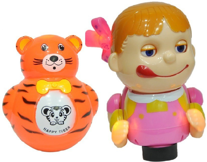 New Pinch Musical Naughty Baby girls with Roly Poly toy for kids(Multicolor)