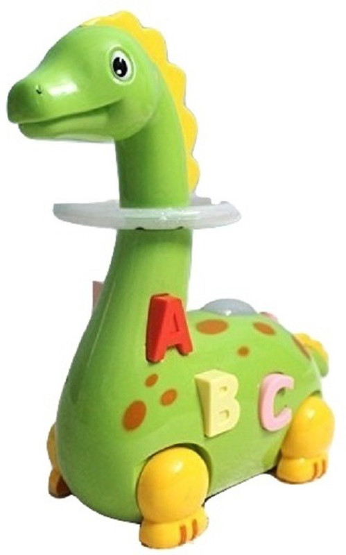 Little Grin Battery Operated Hula Hoop Bump And Go Dinosaur Gift Toy For Kids(Multicolor)