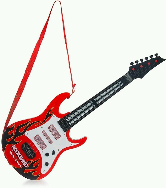 Parkour Toy Hub Rockband music Guitar(Multicolor)