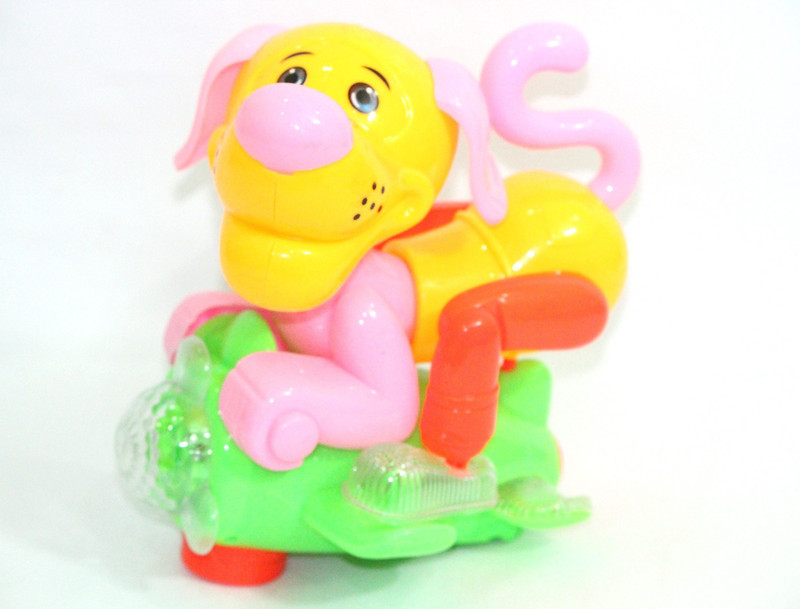 Alarafaat swing happy dog musical toy(Multicolor)