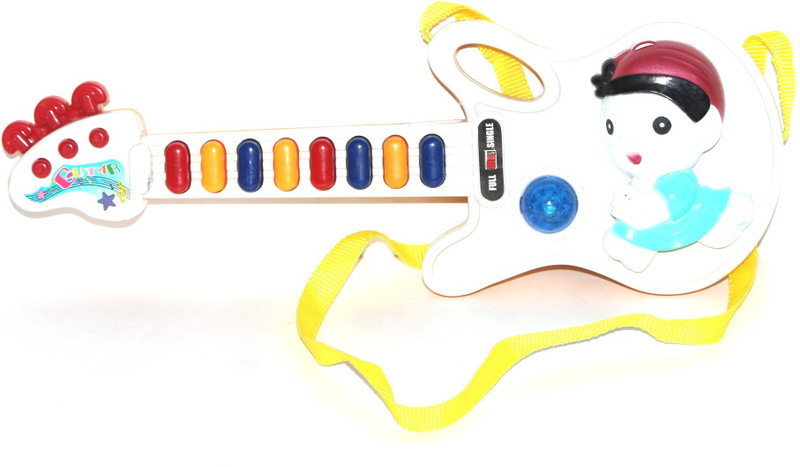 Alarafaat Musical Guitar With 8 Sounds.(Multicolor)
