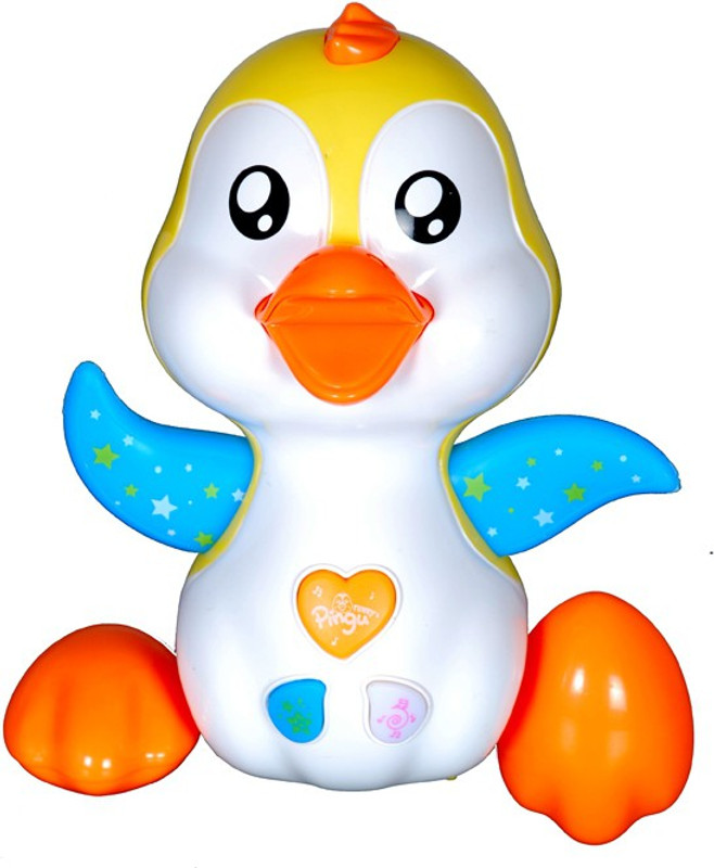 Montez Funny Pingu Walking & Singing Pengiun(Yellow)