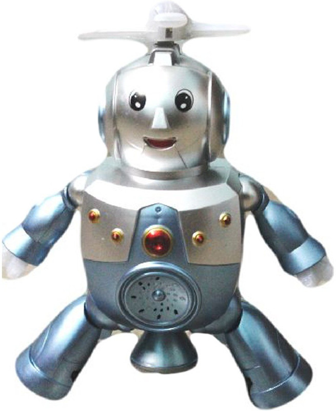 New Pinch Dancing Robot Musical Toy(Grey)