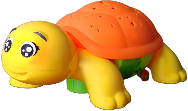Turban Toys Projection Turtle Light and Sound Toy(Multicolor)
