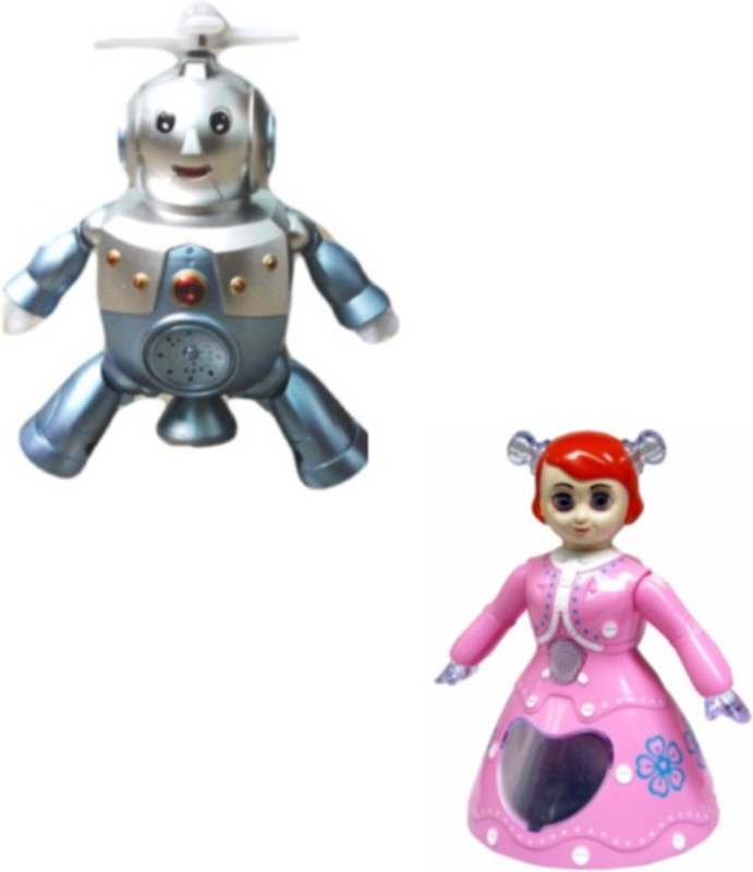 Tara Lifestyle Musical Dancing Robot And Dancing Doll(Multicolor)