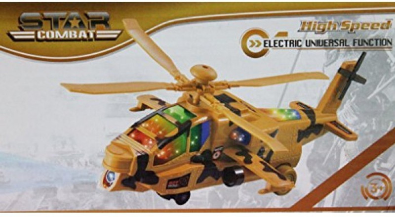 As Retailers Little Leaf Star Victor Combat Helicopter(Multicolor)