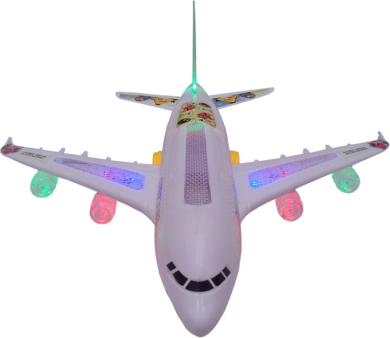 MK Enterprises Plane with Light and Music Mickey Mouse(Multicolor)